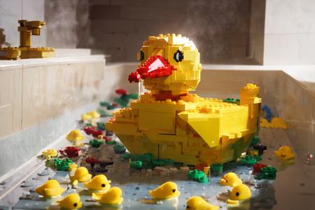 13172-60233162-LegoAI,_yellow_duck afloat, in bathtub,, (masterpiece_1.3), (best_quality_1.3), (ultra_detailed_1.3), 8k, extremely_clear, reali.png